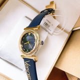 Versace Greca Blue Dial Blue Leather Strap Watch for Women - VERE00218 Authentic Buy Shop Now