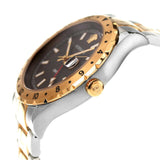 Versace Hellenyium Quartz Brown Dial Two Tone Steel Strap Watch For Men - V11040015 Authentic Buy Shop Now