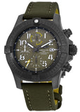 Breitling Avenger Chronograph 45mm Green Dial Green Nylon Strap Watch for Men - V13317101L1X1 Authentic Buy Shop Now