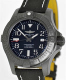 Breitling Avenger Automatic 45 Seawolf Night Mission Black Dial Black Nylon Strap Watch for Men - V17319101B1X1 Authentic Buy Shop Now