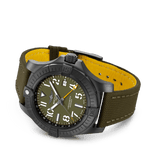 Breitling Avenger Automatic GMT 45 Night Mission Green Dial Green Nylon Strap Watch for Men - V323952A1L1X1 Authentic Buy Shop Now