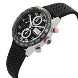 Tag Heuer Carrera Chronograph Black Dial Black Rubber Strap Watch for Men - CBN2A1AA.FT6228 Authentic Buy Shop Now