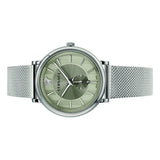 Versace V-Circle Silver Dial Silver Mesh Bracelet Watch for Men - VBQ060017 Authentic Buy Shop Now