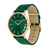 Coach Green Dial Green Leather Strap Watch for Women - 14503383 Authentic Buy Shop Now