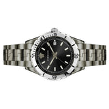 Versace Hellenyium Quartz Black Dial Grey Steel Strap Watch For Men - VE3A00620 Authentic Buy Shop Now