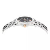 Versace Greca Time Quartz Black Dial Silver Steel Strap Watch For Men - VE3K00322 Authentic Buy Shop Now
