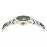 Versace Greca Time Quartz Green Dial Two Tone Steel Strap Watch For Men - VE3K00422 Authentic Buy Shop Now