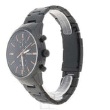 Fossil Townsman Chronograph Black Dial Black Steel Strap Watch for Men - FS5379 Authentic Buy Shop Now