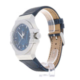Maserati Potenza Blue Dial Blue Leather Strap Watch For Men - R8851108015 Authentic Buy Shop Now