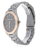 Michael Kors Runway Quartz Grey Dial Grey Steel Strap Watch For Women - MK8576 Authentic Buy Shop Now