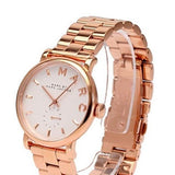 Marc Jacobs Baker White Dial Rose Gold Steel Strap Watch for Women - MBM3244 Authentic Buy Shop Now