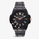 Versace Chain Reaction Quartz Black Dial Black Steel Strap Watch for Men - VEDY00719 Authentic Buy Shop Now