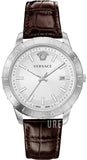 Versace Univers White Dial Brown Leather Strap Watch for Men - VEBK00118 Authentic Buy Shop Now