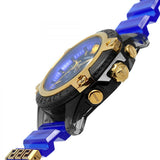 Versace Icon Active Chronograph Black Dial Blue Rubber Strap Watch For Men VEZ700521 Authentic Buy Shop Now