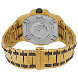 Versace Chain Reaction Quartz Black Dial Two Tone Steel Strap Watch for Men - VEDY00619 Authentic Buy Shop Now