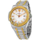 Versace Chain Reaction Quartz White Dial Two Tone Steel Strap Watch for Men - VEDY00519 Authentic Buy Shop Now