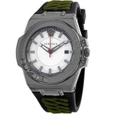 Versace Chain Reaction Quartz White Dial Green Rubber Strap Watch for Men - VEDY00419 Authentic Buy Shop Now