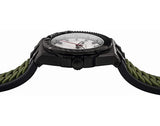 Versace Chain Reaction Quartz White Dial Green Rubber Strap Watch for Men - VEDY00419 Authentic Buy Shop Now