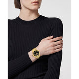 Versace Greca Moonphase Quartz Black Dial Gold Steel Strap Watch for Men - VE7G00323 Authentic Buy Shop Now