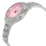 Versace Hellenyium Pink Dial Silver Steel Strap Watch for Women - V12010015 Authentic Buy Shop Now