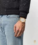 Versace Hellenyium Analog White Dial Gold Steel Strap Watch for Men - VEVK00720 Authentic Buy Shop Now
