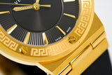 Versace Greca Black Dial Black Leather Strap Watch for Women - VEVH00320 Authentic Buy Shop Now