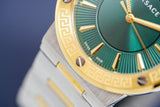 Versace Greca Green Dial Silver Steel Strap Watch for Women - VEVH00720 Authentic Buy Shop Now