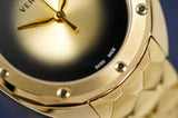 Versace Shadov Quartz Gold Dial Gold Steel Strap Watch for Women - VEBM00618 Authentic Buy Shop Now
