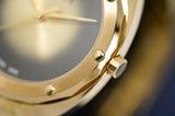 Versace Shadov Quartz Gold Dial Gold Steel Strap Watch for Women - VEBM00618 Authentic Buy Shop Now
