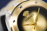 Versace Shadov Quartz Gold Dial Gold Steel Strap Watch for Women - VEBM00618 Authentic Buy Shop Now