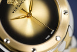 Versace Shadov Quartz Gold Dial Two Tone Steel Strap Watch for Women - VEBM00518 Authentic Buy Shop Now