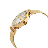 Versace Meander Greca White Dial Gold Mesh Bracelet Watch for Women - VELW00820 Authentic Buy Shop Now