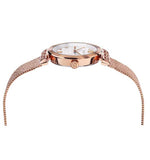 Versace Meander White Dial Rose Gold Mesh Bracelet Watch for Women - VELW00620 Authentic Buy Shop Now