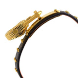 Versace Medusa Lock Icon Gold Dial Red Leather Strap Watch for Women - VEDW00119 Authentic Buy Shop Now