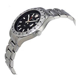 Versace Hellenyium GMT Black Dial Silver Steel Strap Watch for Men - V11020015 Authentic Buy Shop Now