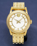 Versace Code Quartz Silver Dial Gold Steel Strap Watch For Men - VEPO00420 Authentic Buy Shop Now