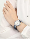 Versace Olympo Gleam White Dial Green Leather Strap Watch for Women - VAN020016 Authentic Buy Shop Now