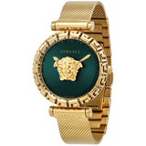 Versace Palazzo Empire Greca Green Dial Gold Mesh Bracelet Watch for Women - VEDV00819 Authentic Buy Shop Now