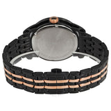 Versace Palazzo Empire Black Dial Two Tone Steel Strap Watch for Men - VERD00618 Authentic Buy Shop Now