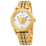 Versace Palazzo Empire White Dial Two Tone Steel Strap Watch for Men - VERD00418 Authentic Buy Shop Now