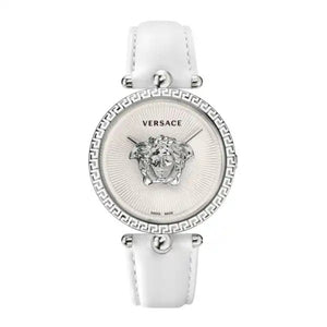 Versace Palazzo Empire White Dial White Leather Strap Watch for Women - VCO010017 Authentic Buy Shop Now