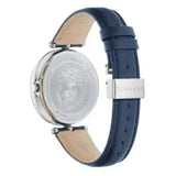 Versace Palazzo Empire Black Dial Blue Leather Strap Watch for Women - VCO080017 Authentic Buy Shop Now