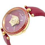 Versace Palazzo Empire Red Dial Red Leather Strap Watch for Women - VCO120017 Authentic Buy Shop Now