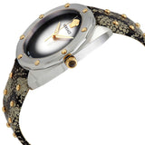 Versace Shadov Quartz Silver Dial Snakeskin Green Leather Strap Watch for Women - VEBM00718 Authentic Buy Shop Now