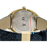 Versace Shadov Gold Dial Green Leather Strap Watch For Women - VEBM01018 Authentic Buy Shop Now