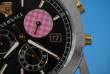 Versace Sport Tech Chronograph Black Dial Black Rubber Strap Watch for Women - VELT00619 Authentic Buy Shop Now