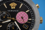 Versace Sport Tech Chronograph Black Dial Black Rubber Strap Watch for Women - VELT00619 Authentic Buy Shop Now