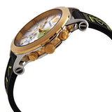 Versace Sports Tech Chronograph Silver Dial Black Rubber Strap Watch for Women - VELT00519 Authentic Buy Shop Now
