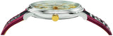 Versace V Circle Silver Dial Two Tone Leather Strap Watch for Men - VEBQ01319 Authentic Buy Shop Now