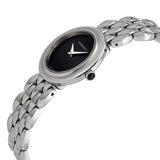 Versace V-Flare Quartz Black Dial Silver Steel Strap Watch for Women - VEBN00618 Authentic Buy Shop Now